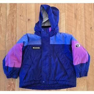 Columbia Sportswear Kids Winter Coat Size 4-5 Pink & Purple Tectonite Insulated